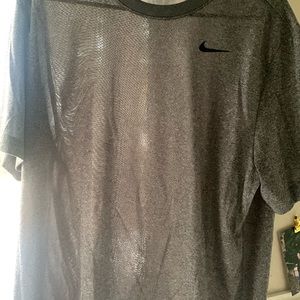 Large grey men’s Nike dri fit shirt